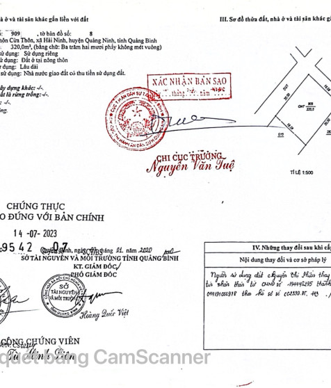 Tài sản thứ nhất: Quyền sử dụng đất và tài sản gắn liền với đất tại thửa đất số 909, tờ bản đồ số 8, địa chỉ: Thôn Cừa Thôn, xã Hải Ninh, huyện Quảng Ninh, tỉnh Quảng Bình (Nay là Thôn Cừa Thôn, xã Ninh Châu, tỉnh Quảng Trị)(Đấu giá lần 5)