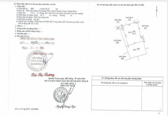 Quyền sử dụng đất, quyền sở hữu nhà ở và tài sản khác gắn liền với đất tại thửa đất số 493, tờ bản đồ số 64, diện tích 161,2m2 tại thôn Hải Đông, xã Quảng Phú, huyện Quảng Trạch, tỉnh Quảng Bình (nay là thôn Hải Đông, xã Phú Trạch, tỉnh Quảng Trị)